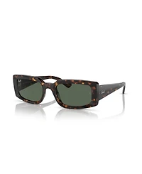 Ray-Ban Unisex Rectangle Sunglasses, Kiliane Bio-Based RB4395