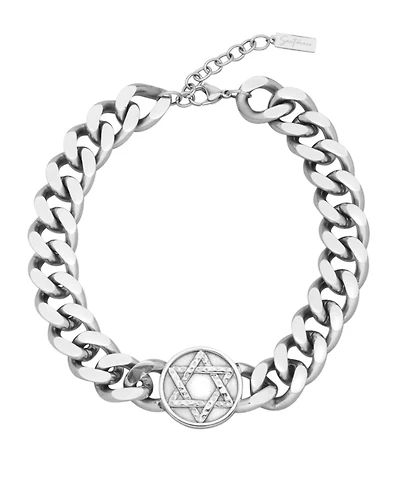 St. Moran Tarnish-Resistant Silver Star of David Collar Necklace
