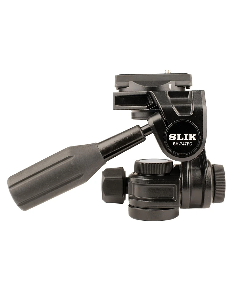 Slik Pro Al-523-3WFC 3-Section Aluminum Tripod with Sh-747FC 3-Way Pan Head