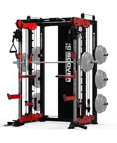 Harison All-in-One Power Rack with Chin-Up and Rowing Fitness System (Hrm-G30816)