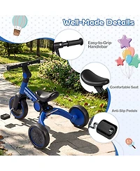 Gymax 5-In-1 Toddler Bike Kids Balance w/ Removable Pedals Adjustable Handlebar