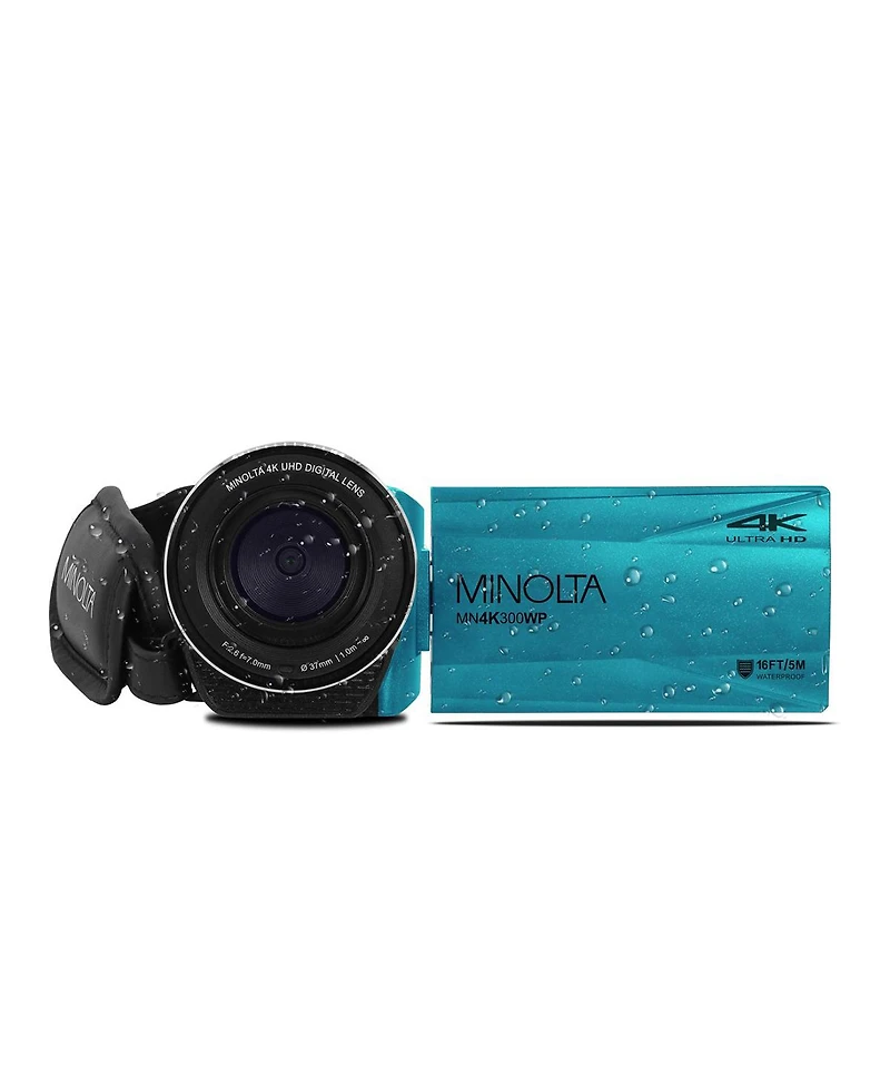 Minolta MN4K300WP 4K Ultra Hd 56MP Waterproof Camcorder