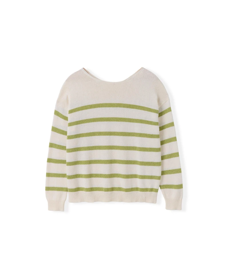 Celtic & Co. Women's Gauzy Boat Neck Sweater