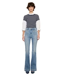 KanCan Women's Rachel High Rise Flare Jeans