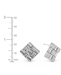 And Now This Diamond Shaped Post Earrings