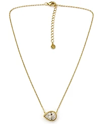 And Now This Cubic Zirconia Pear Shaped Necklace