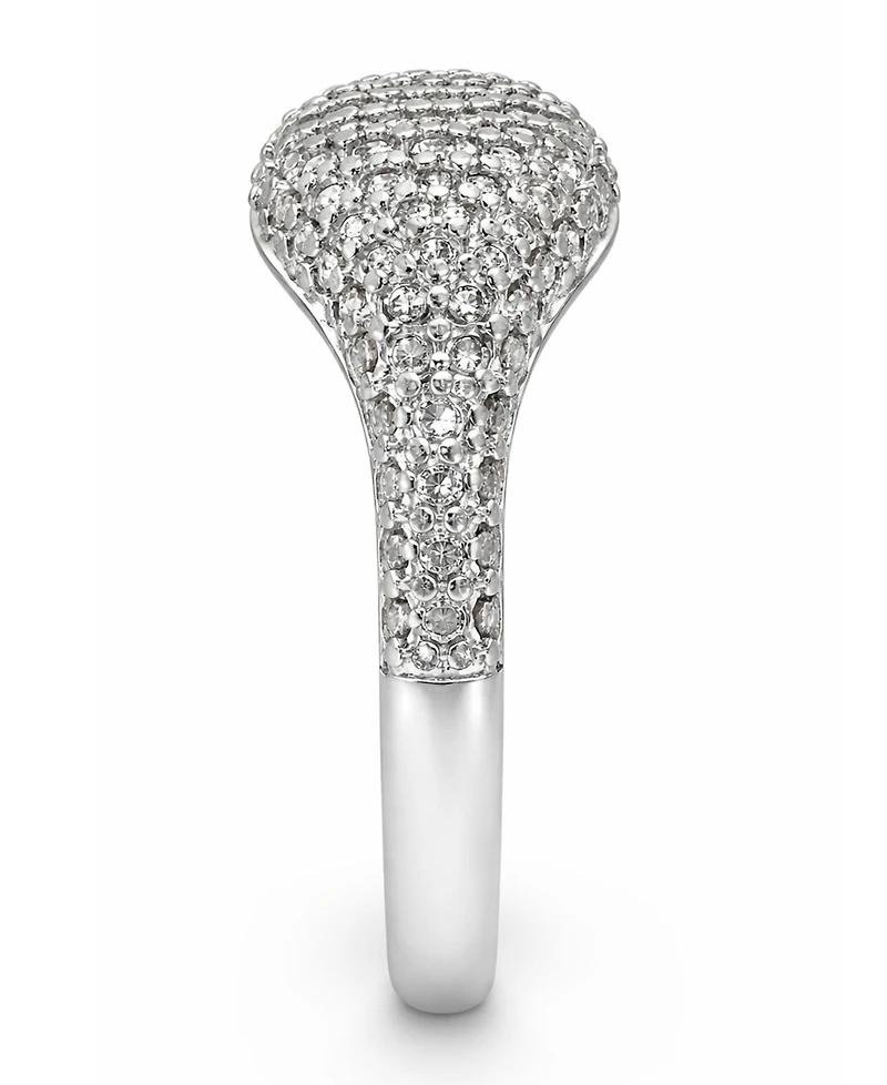 And Now This Cubic Zirconia Paved Ring