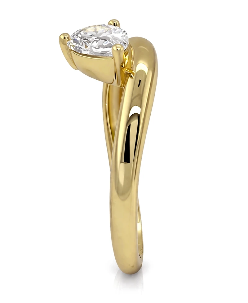 And Now This Cubic Zirconia Pear Shaped Ring