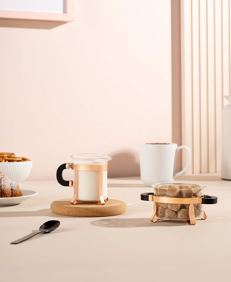 Bodum Chambord Classic Copper Sugar & Creamer Set