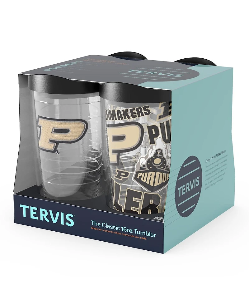 Tervis Purdue Boilermakers 4-Pack 16oz. Classic Tumbler Set