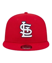 New Era Big Boys and Girls Red St. Louis Cardinals 9FIFTY Trucker Snapback Hat