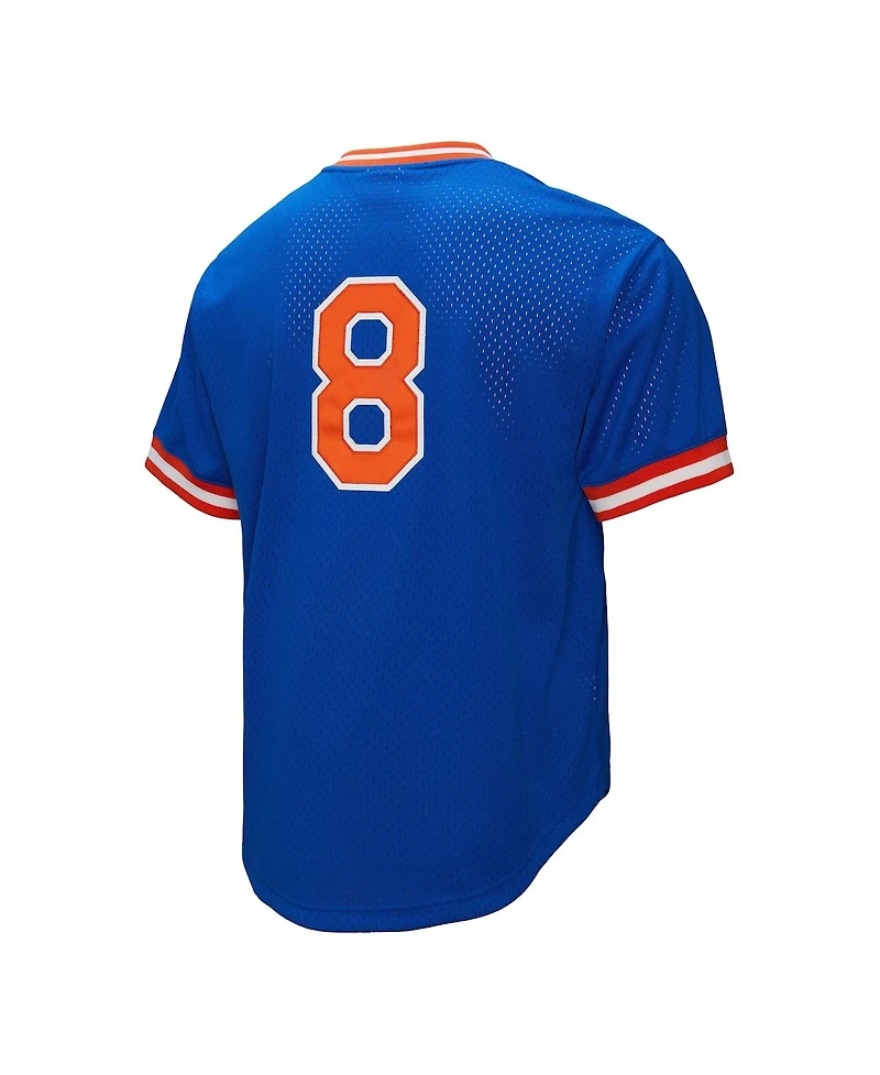 Mitchell & Ness Men's Gary Carter Royal New York Mets Big Tall Cooperstown Collection Mesh Batting Practice Jersey