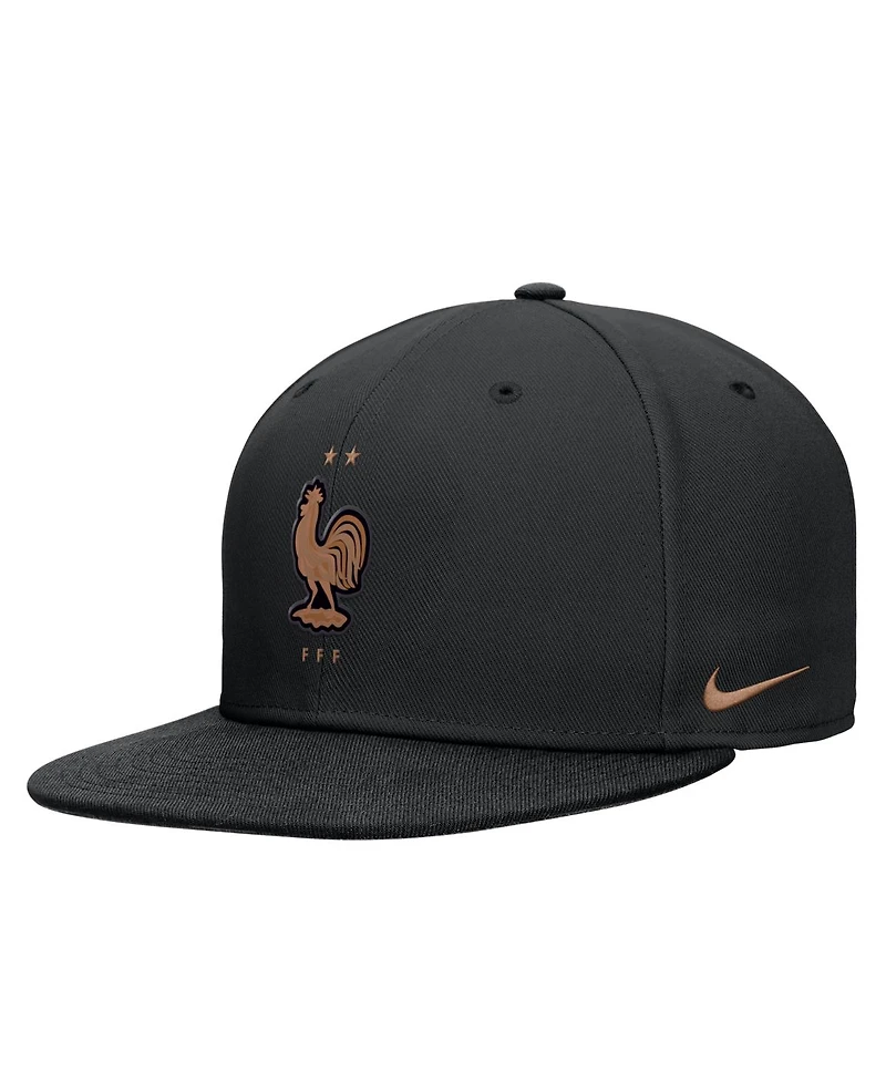 Nike Men's Black France National Team Snapback Hat