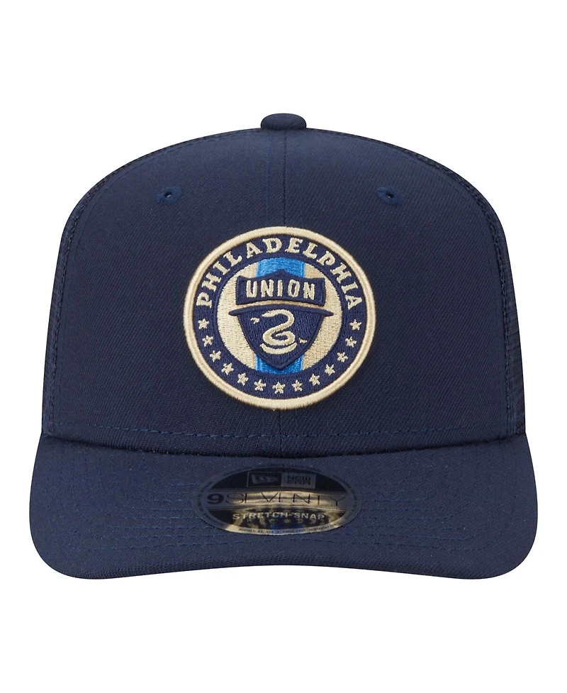 New Era Men's Navy Philadelphia Union Jersey Hook 9SEVENTY Adjustable Hat