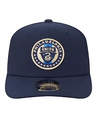 New Era Men's Navy Philadelphia Union Jersey Hook 9SEVENTY Adjustable Hat