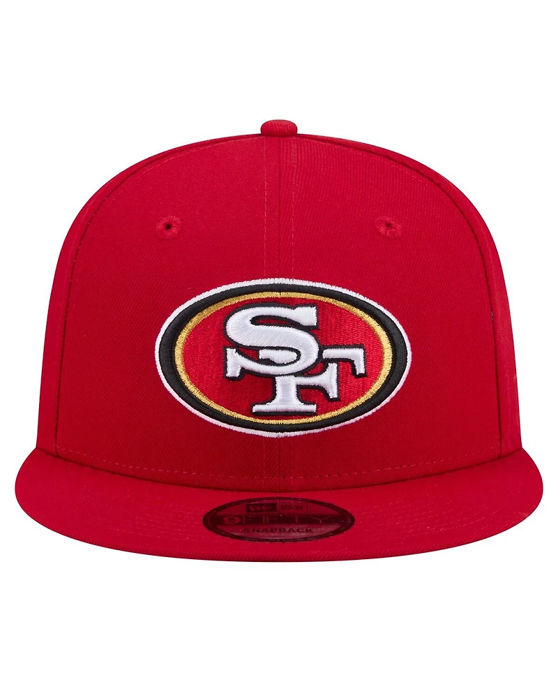 New Era Men's Red San Francisco 49ers 9FIFTY Snapback Hat