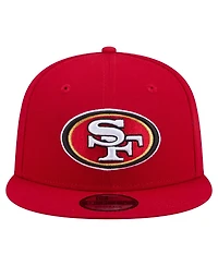 New Era Men's Red San Francisco 49ers 9FIFTY Snapback Hat