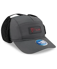 New Era Men's Charcoal Atlanta Falcons 2025 Sideline Cold Weather Runner Dog Ear Adjustable Hat