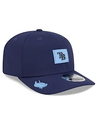 New Era Men's Navy Tampa Bay Rays 2026 Clubhouse 9SEVENTY Adjustable Hat