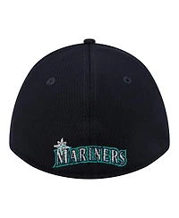 New Era Men's Navy Seattle Mariners Dash 39THIRTY Flex Hat