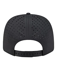 New Era Men's Black Philadelphia 76ers Sport Rope Vented Stretch-Snap 9SEVENTY Hat