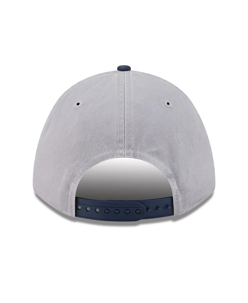 New Era Men's Gray Dallas Cowboys Team Loyal A-Frame 9FORTY Adjustable Hat