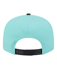 New Era Men's Turquoise/Charcoal New York Yankees Two-Tone Color Pack 9FIFTY Snapback Hat