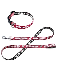 Wincraft Wisconsin Badgers Pet Leash and Collar Set