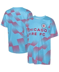Outerstuff Big Boys and Girls Blue Chicago Fire Sheer Thrill T-Shirt