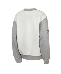 Outerstuff Big Boys and Girls Cream/Gray Detroit Tigers League Power Hit Fleece Sweatshirt