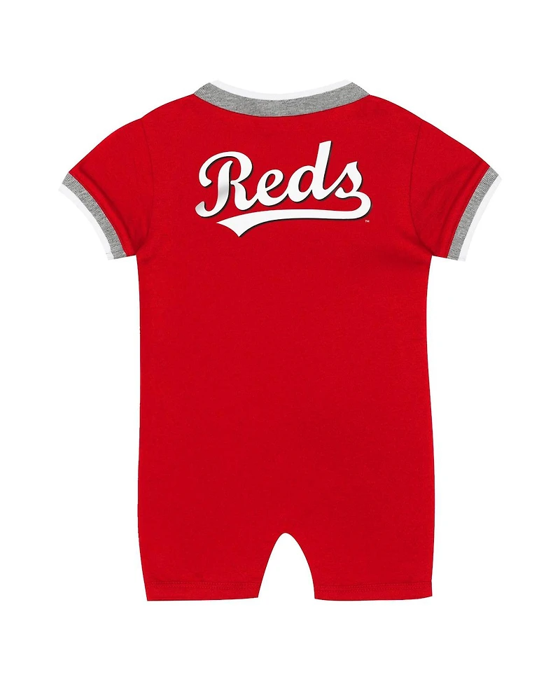 Outerstuff Baby Boys and Girls Red Cincinnati Reds Pinch Coverall