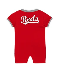 Outerstuff Baby Boys and Girls Red Cincinnati Reds Pinch Coverall