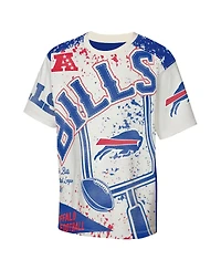 Outerstuff Big Boys and Girls Cream Buffalo Bills Top Player T-Shirt