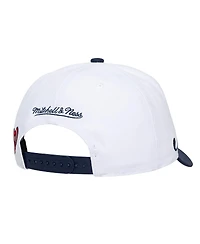 Mitchell & Ness Men's and Women's White/Navy Washington Nationals Xl Script Pro Crown Adjustable Hat