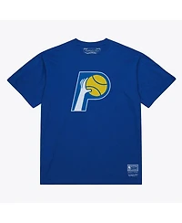 Mitchell & Ness Men's and Women's Royal Indiana Pacers Hardwood Classics Arch T-Shirt