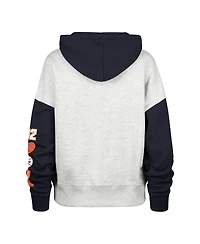 Stoney Clover Lane X '47 Women's Heather Gray/Navy Houston Astros Color Block Full-Zip Hoodie