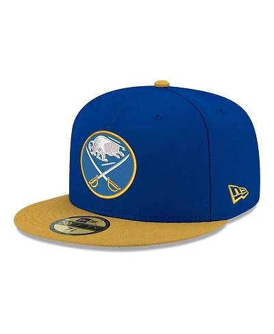 New Era Men's Royal Buffalo Sabres Core Logo Two-Tone 59FIFTY Fitted Hat