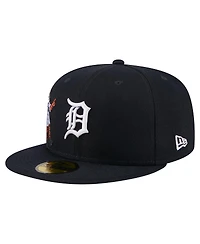 New Era Men's Navy Detroit Tigers Run Mascot 59FIFTY Fitted Hat
