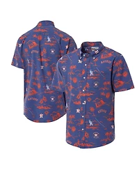 Reyn Spooner Men's Navy Houston Astros Kekai Button-Down Shirt