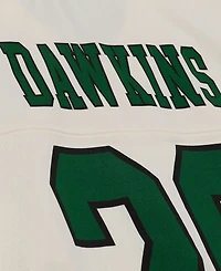 Mitchell & Ness Women's Brian Dawkins Cream Philadelphia Eagles Retired Player Cropped Fashion Jersey