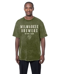 New Era Men's Olive Milwaukee Brewers 2026 Armed Forces Day T-Shirt