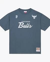 Mitchell & Ness Men's Blue Chicago Bulls Thunderstorm T-Shirt