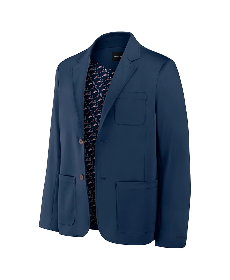 J. Palmer Men's Navy New England Patriots Man-In-Motion Blazer