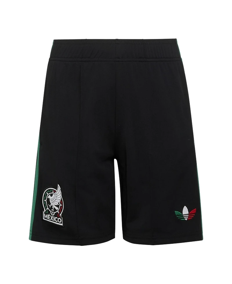Adidas Big Boys and Girls Black Mexico National Team 2026 Third Replica Shorts