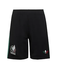 Adidas Big Boys and Girls Black Mexico National Team 2026 Third Replica Shorts