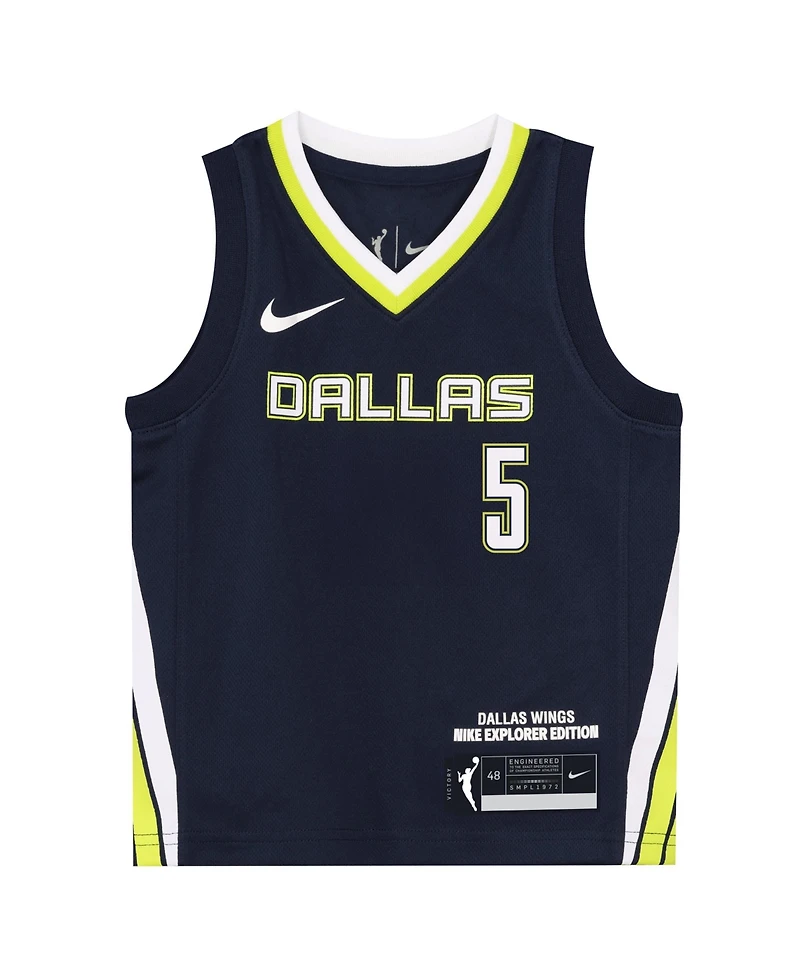 Nike Toddler Paige Bueckers Navy Dallas Wings Victory Explorer Edition Jersey