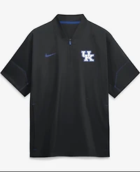 Nike Men's Black Kentucky Wildcats 2026 Sideline Short Sleeve Quarter-Zip Coach Jacket