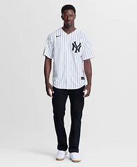 Nike Men's Jazz Chisholm Jr. White New York Yankees Home Replica Jersey