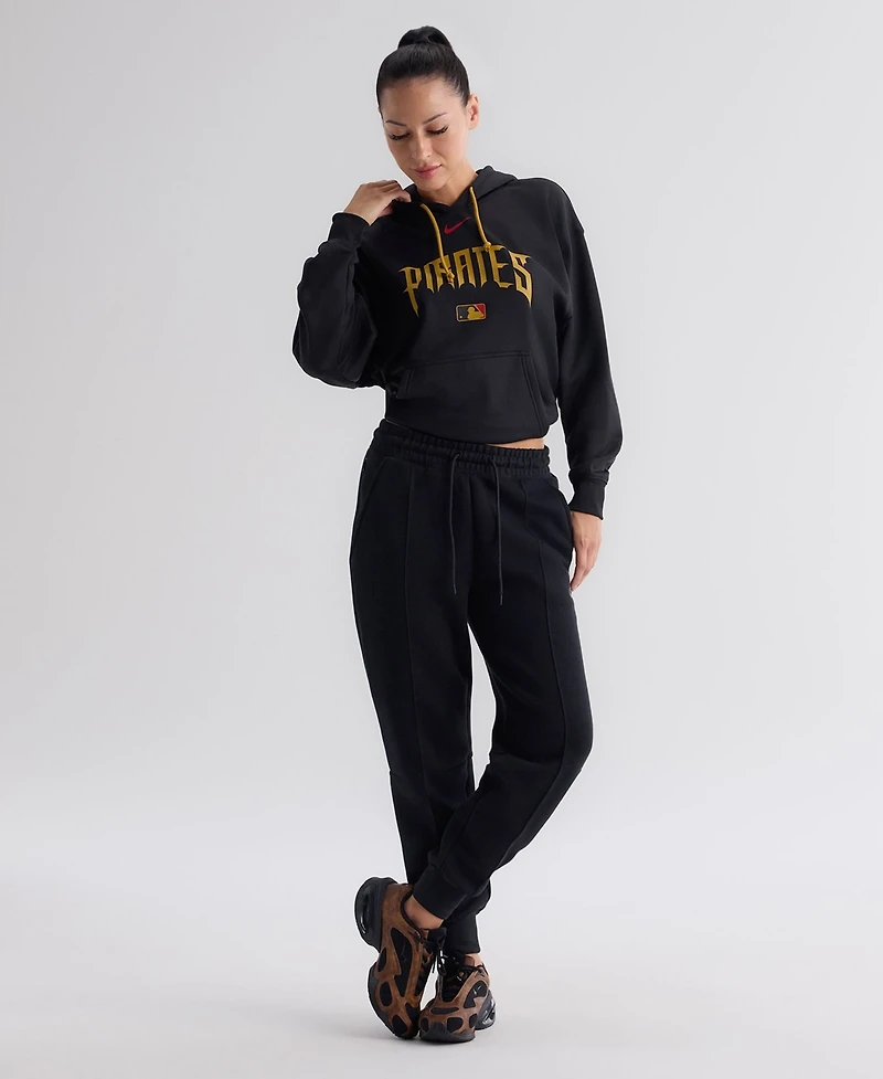 Nike Women's Black Pittsburgh Pirates Authentic Collection City Connect Therma Hoodie