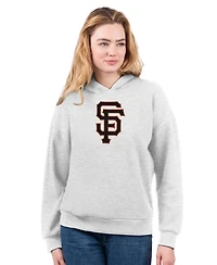 G-iii 4Her by Carl Banks Women's 2-Piece Black/Bright Heather Ceramic San Francisco Giants T-Shirt and Hoodie Combo Pack